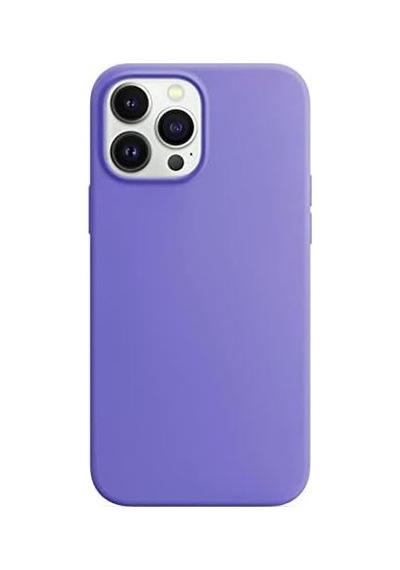 Kılıf Apple iPhone 15 Pro İçin Liquid Lansman Silikon Lila Apple iPhone 15 Pro İle Uyumlu Kılıf - Lila