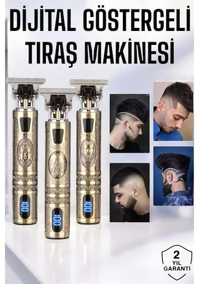 Tıraş Makinesi Çizik Tıraş Paslanmaz Çelik Uzun Ömürlü Şarjlı - Lisinya