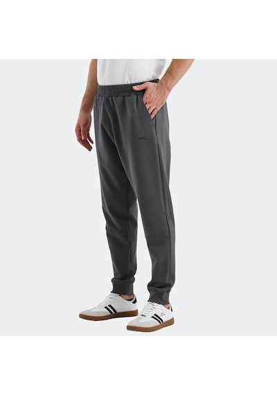 Slazenger VALERIE Erkek Cepli Koyu Gri Eşofman Altı