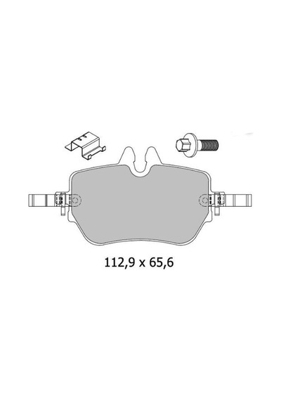 Disk Balata Mercedes Vito W447 - Arka