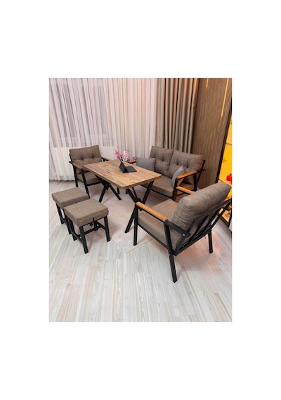 Houseart Mila ,model, Balkon, Bahçe, Cafe, Metal Koltuk Takımı, Bahçe Takımı , Çay Seti, 2+1+1 , Yemek Masası , Balkon Mobilyası Cappuccino Houseart Mila ,model, Balkon, Bahçe, Cafe, Metal Koltuk Takımı, Bahçe Takımı , Çay Seti, 2+1+1 , Yemek Masası , Balkon Mobilyası Cappuccino