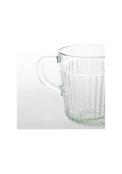Ikea Drömbıld Cam Kupa 9 Cm 250 Ml Şeffaf - Yeşil 1 Parça