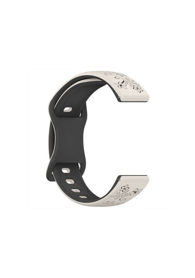 Redmi Watch 5 Active Redmi 5 Lite İle Uyumlu Floraflex Çiçek Desenli Silikon Kordon