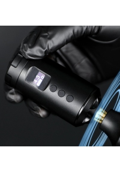 Ava W10 Kablosuz Rca Dövme Makinesi Bataryası 4.2-12v Ayarlanabilir Wireless Power Supply - Çift Batarya