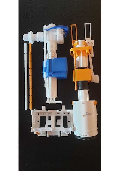 Serel Gömme Rezervuar 34cm 1/2 Komple Set T04 Tamir Takımı Turkuaz