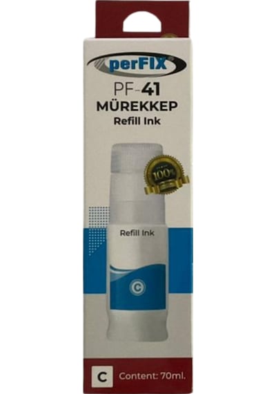 Perfıx Canon Pf Gı-41c Mavi Şişeli Mürekkep 70ml