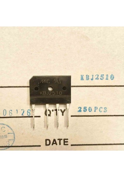 Kbj2510 Mıc 25a 1000v Tarak Tipi Köprü Diyot 9 Adet