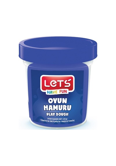 Lets Oyun Hamuru Tek Renk Lacivert 110 Gr L8440-11 Çok Renkli