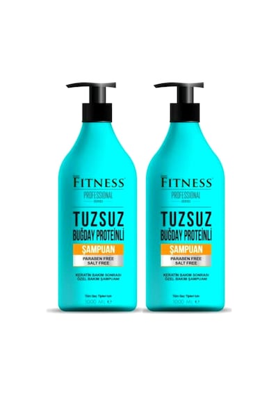 Fitness Professional Tuzsuz Keratin Bakım Brezilya Fönü Sonrası Şampuan 2 x 1 L