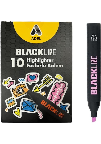 Adel Bl Fosforlu Kalem P.pembe 10'lu 2201000134000 Diğer