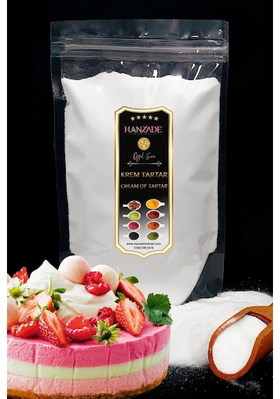 Hanzade Bitkisel Krem Tartar Potasyum Bitartarat 100 G