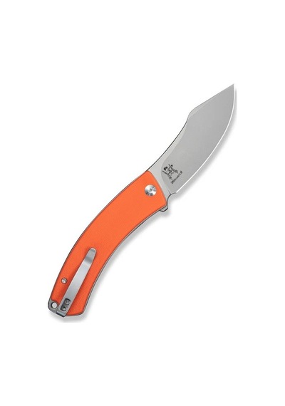Civivi Outlaw Muk Orange G10 Handle Stonewashed 14c28n Blade Kamp Çakı Turuncu