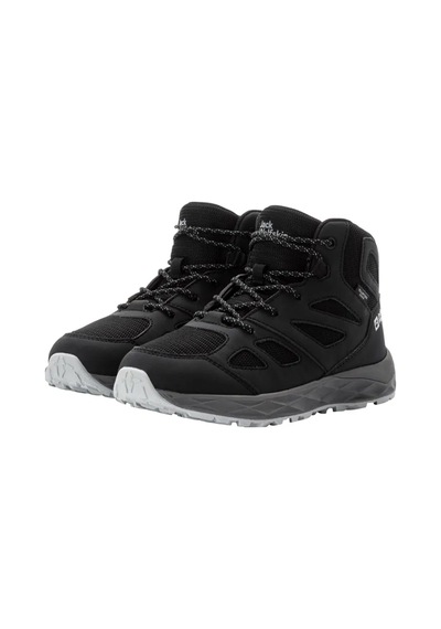 Jack Wolfskin Woodland 2 Texapore Mid Çocuk Outdoor Bot Renkli Renkli Çok Renkli