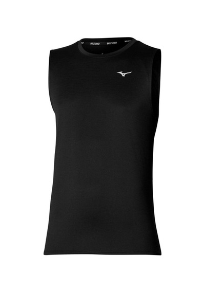Mizuno Impulse Core Erkek Kolsuz Tişört Siyah