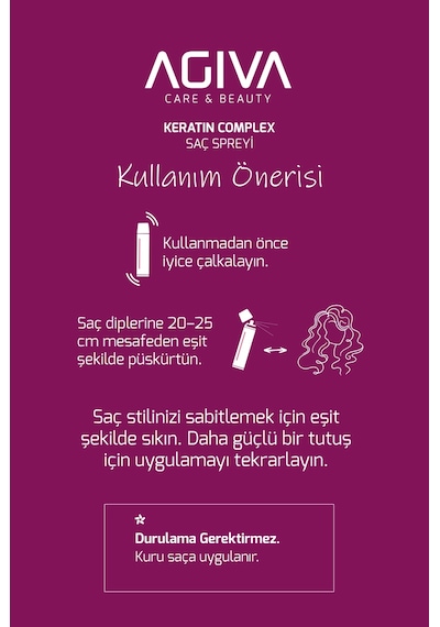 Keratin Complex Saç Spreyi 250 Ml