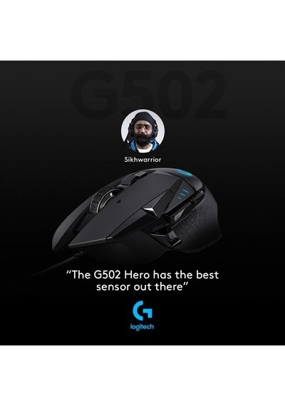 Logitech G502 Hero Yüksek Performanslı Oyuncu Mouse