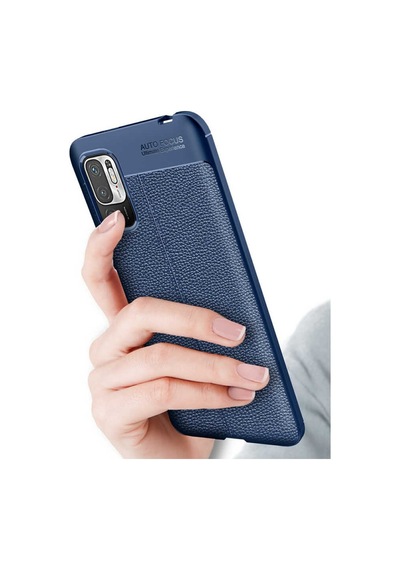 Xiaomi Poco M3 Pro Kılıf Zore Niss Deri Desenli Silikon Kılıf