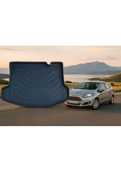 Ford Fiesta 2008-2017 İle Uyumlu Bagaj Havuzu 3d Premium