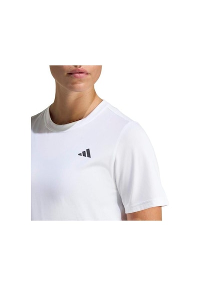 Adidas Workout Essentials Kadın Beyaz Yuvarlak Yaka Tişört Beyaz