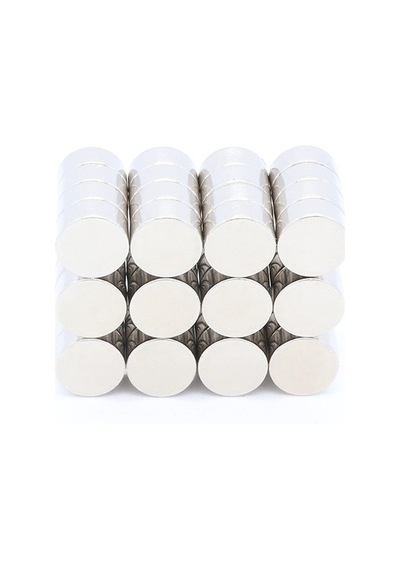 25 Adet 10 X 5 Mm Yuvarlak Güçlü Neodyum Mıknatıs
