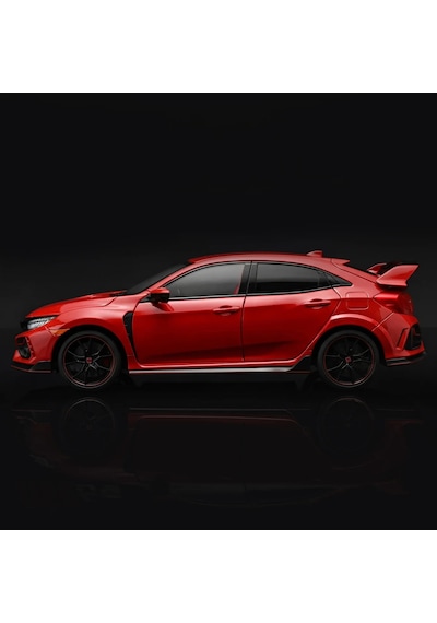 1:18 Ölçek Honda Civic Type R 2020 Metal Lisanslı Model Araba - Kırmızı