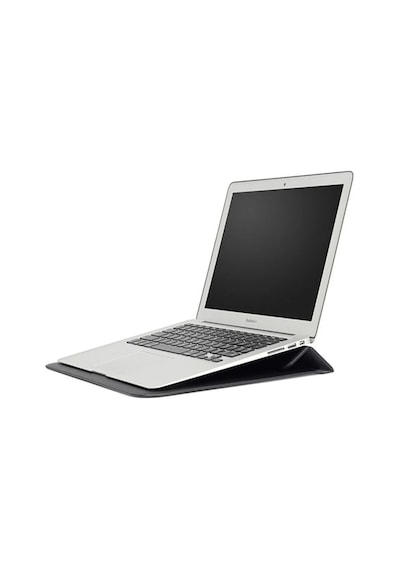 Apple Uyumlu MacBook Pro Air 13 M1-m2 2020/2022 A2179-a2337-a2338-a2251-a2159-a1989-a1708 Deri Mıknatıslı Çanta Siyah