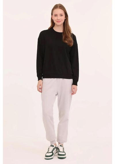 Kinetix Wb C Neck 16sn82 4pr Siyah Kadın Sweatshirt 101783956 Siyah