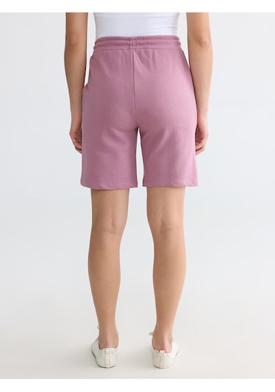 Lcwaıkıkı Basic Pembe Beli Lastikli Kadın Şort