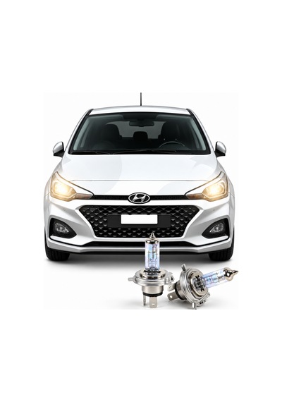Hyundaı I20 Jump Halojen Sarı Kısa Ve Uzun Far Yedek Ampulü H4 Xtreme Vısıon %150 Xv 2 Adet