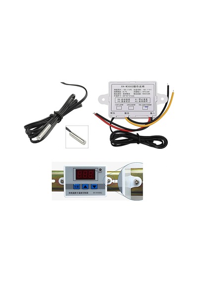 Xh-w3002 220v Ac Dijital Ayarlı Termostat 1500w