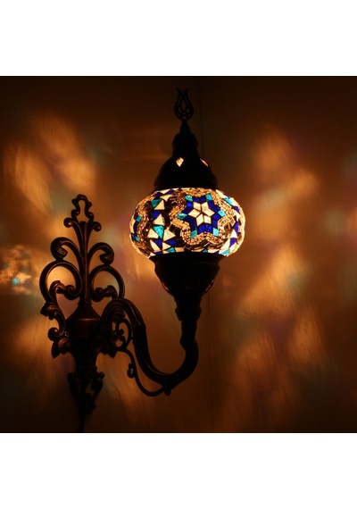 Dekoratif EL YAPIMI MOZAİK LAMBA DEKORATİF APLİK