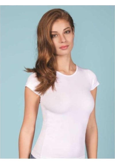 Berrak Kadın Beyaz Kısakol Body 6'lı 2133 001