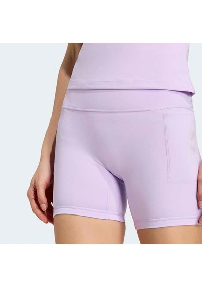 Adidas Studio All Me Booty Kadın Mor Kısa Tayt Kx3143