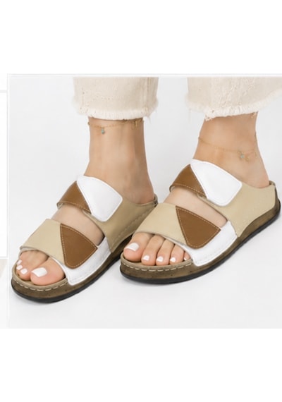 N Napa Shoe Np.305.bej Deri Terlik