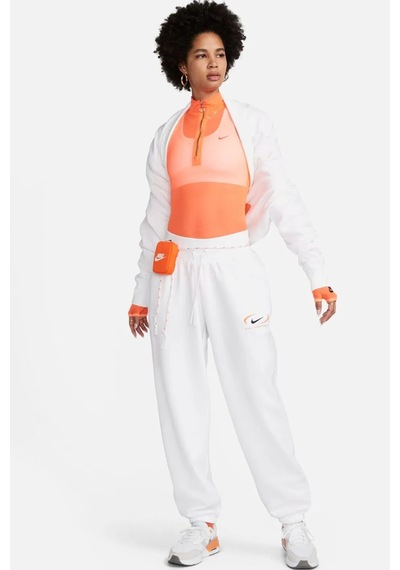 Nike Sportswear Phoenix Fleece Oversize High Rise Pants Kadın Oversize Yüksek Belli Şardonlu Eşofman Altı Beyaz Turuncu Nike Sportswear Phoenix Fleece Oversize High Rise Pants Kadın Oversize Yüksek Belli Şardonlu Eşofman Altı Beyaz Turuncu