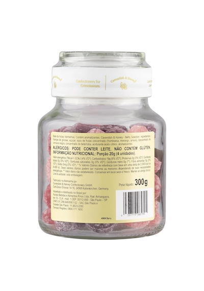 Cavendish & Harvey Karışık Orman Meyve Aromalı Şeker Cam 300 G