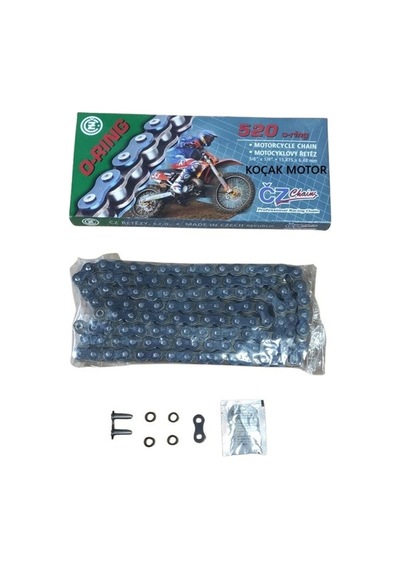 Cz Çekoslovak Motosiklet Zinciri O-ringli 520-120l Siyah Zincir
