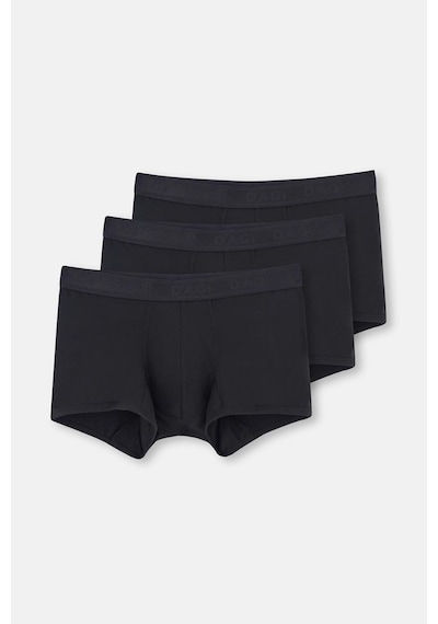Dagi Erkek Boxer Mikro Modal 3'lü Siyah 3d4210