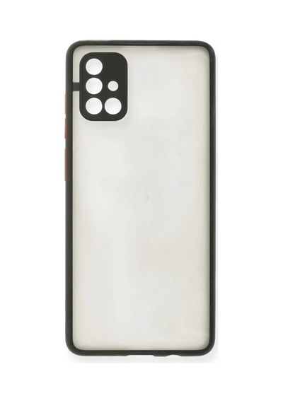 Samsung Galaxy A71 Uyumlu Kılıf Montreal Silikon Kapak - Siyah