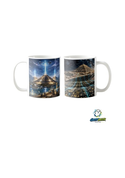 Piramit Ve Ufo Kupa Bardak Tek Adet K0360 Çok Renkli