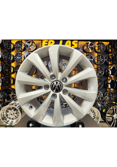 4 Adet Volkswagen 7 16 5 112 Et45 57.1 Sılver Jant Yenilenmiş Takım