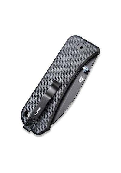 We Knife Banter Black G10 Handle Black Stonewashed Cpm S35vn Blade Kamp Çakı Siyah