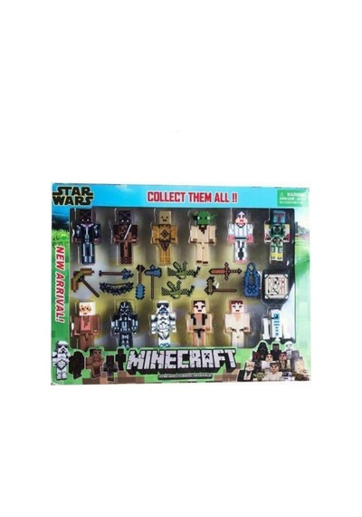 Star Wars Minecraft 23 Parça Mega Boy Oyuncak Mınecraft Figürleri