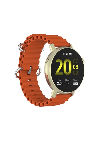 Logia Active6 Yuvarlak Alüminyum Kasa Spor Silikon Kordon Akıllı Saat