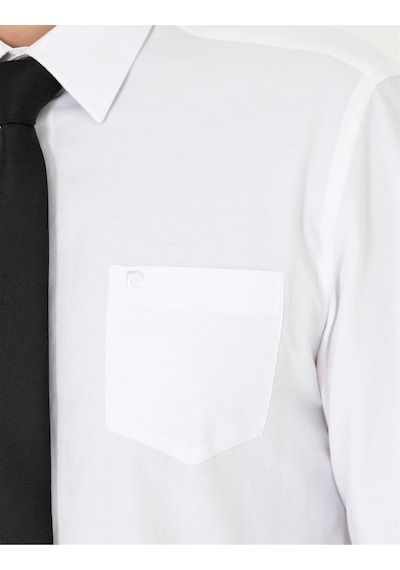 Pierre Cardin Beyaz Regular Fit Uzun Kollu Basic Gömlek Beyaz