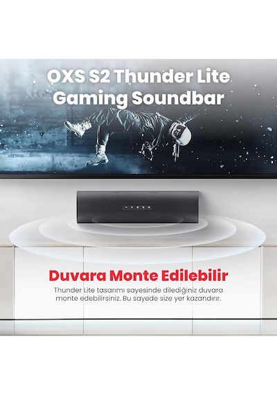 Oxs Thunder Lite Pc Oyun Soundbar Sanal Surround 2.0 Hdmı/aux/optik Bluetooth 5.0