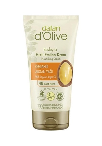 Dalan D'olive - Organik Argan Yağı - Hızlı Emilen Besleyici Krem 60ml
