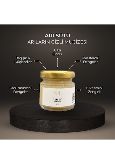 Turan Bal & Yöresel Arı Sütü 40 G