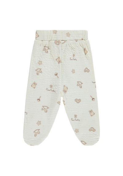 Pierre Cardin Retro Toyz Empirme Patikli 1-9 Ay Tek Alt Bebe - Ekru
