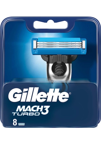 Gillette Mach3 Turbo 8'li Yedek Tıraş Bıçağı 